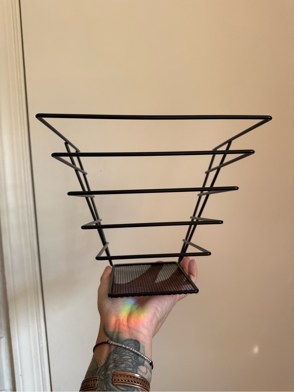 Black Metal Wall File Organizer - Brand - Picture 3 of 12